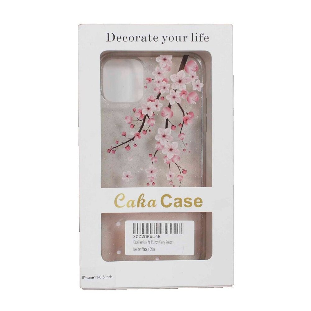 Caka Case NEW Iphone 11 Pink Cherry Blossom Design Phone Case